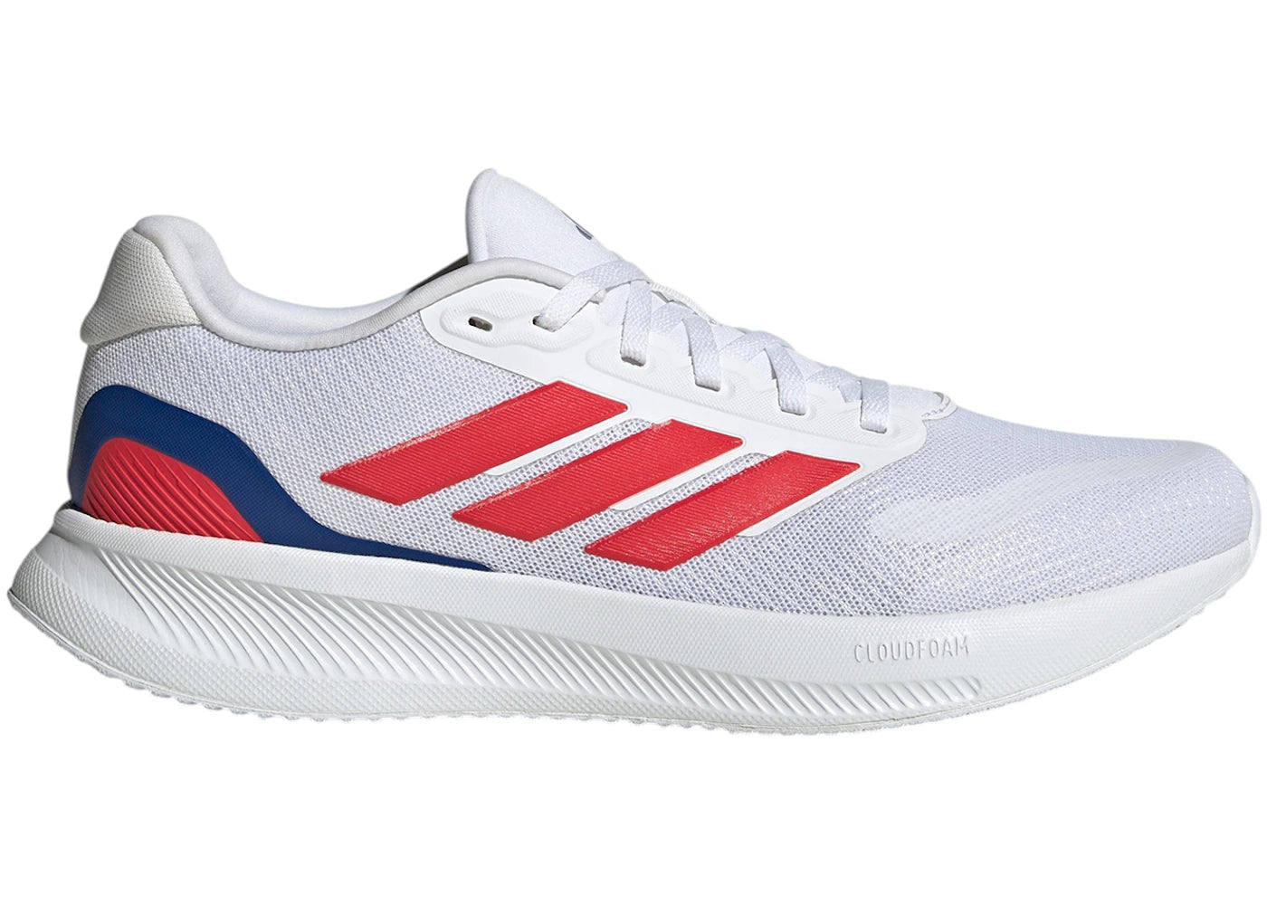 adidas Runfalcon 5 Cloud White Semi Lucid Red Core Black - vue secondaire A