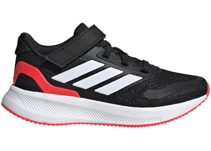 adidas Runfalcon 5 Core Black Cloud White Lucid Red (PS) - sneakers view 2