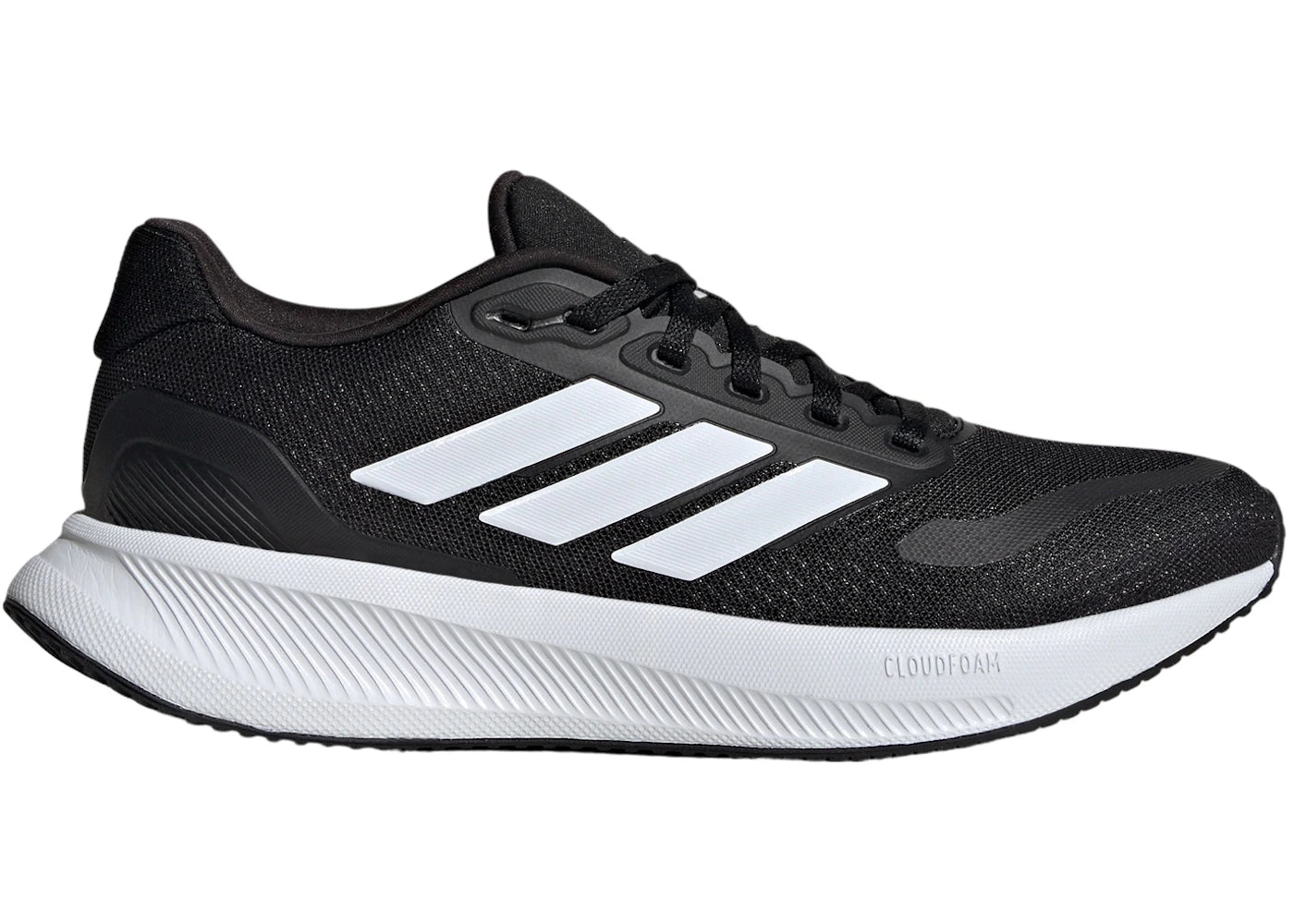 adidas Runfalcon 5 Core Black Cloud White (Women's) - vue 360