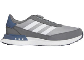 adidas S2G Spikeless BOA 24 Wide Golf Grey Cloud White Preloved Ink - vue 360