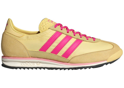 adidas SL 72 OG Almost Yellow Core Black Shock Pink (Women's) - authentic adidas sneakers