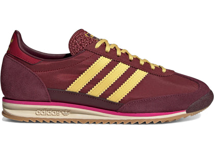 adidas SL 72 OG Noble Maroon Spring Yellow (Women's) - authentic adidas sneakers