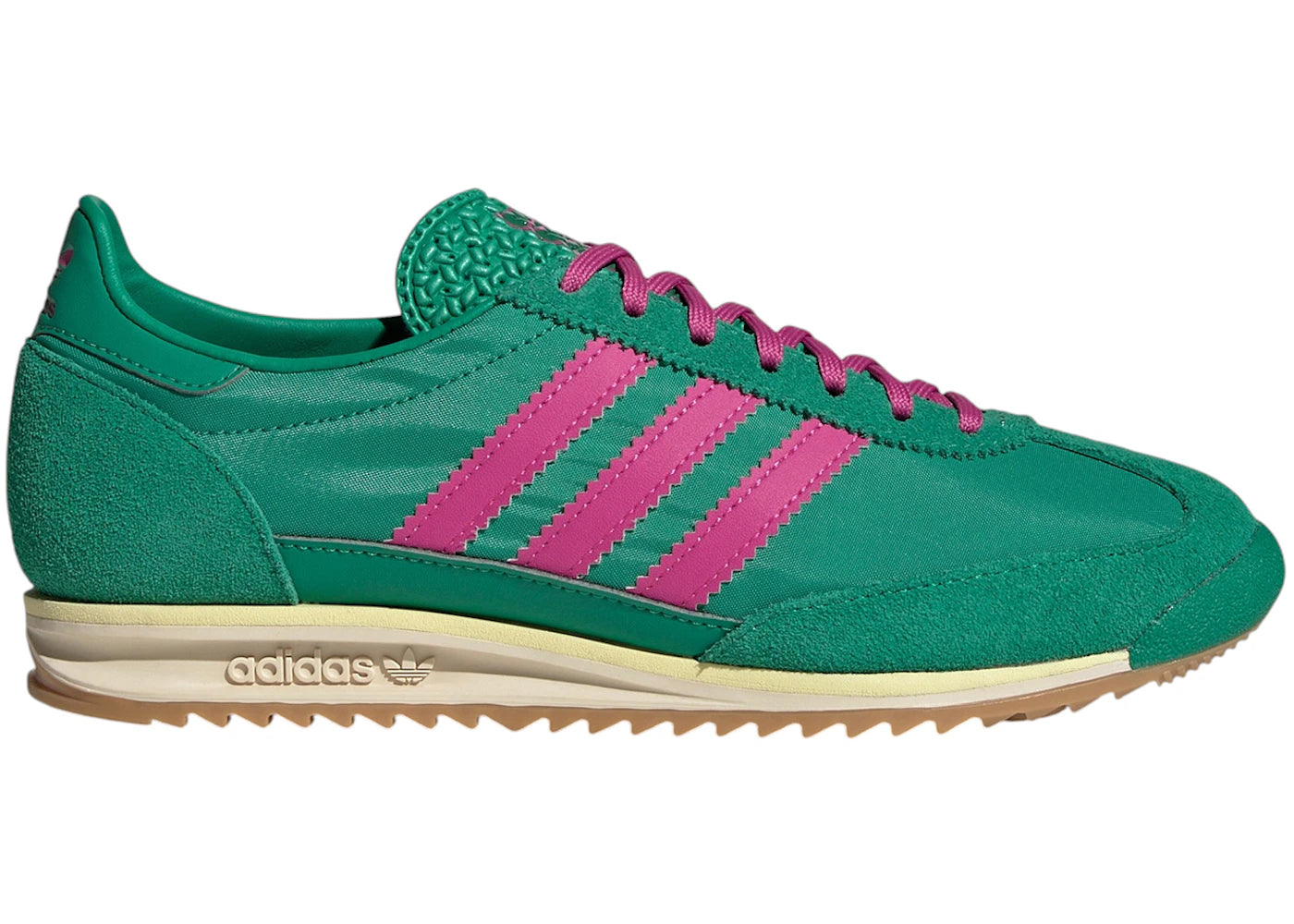 adidas SL 72 OG Semi Court Green Semi Lucid Fuchsia (Women's) - vue 360