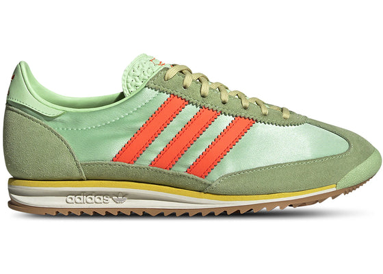 adidas SL 72 OG Semi Green Spark Solar Orange (Women's) sneakers - authentic adidas shoes