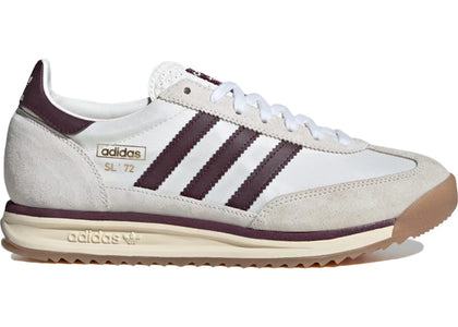 adidas SL 72 RS Cloud White Maroon - authentic adidas sneakers