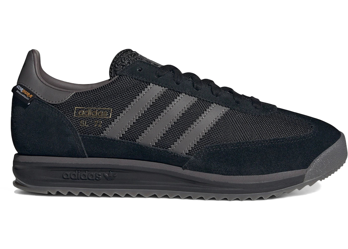 adidas SL 72 RS Cordura Black Charcoal - vue 360