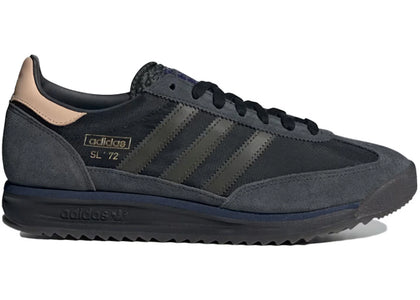 adidas SL 72 RS Core Black Shadow Olive - authentic adidas sneakers