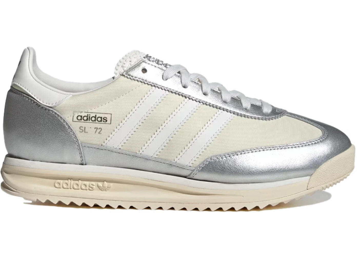 adidas SL 72 RS Silber Metallic Cloud Weiß - vue 360