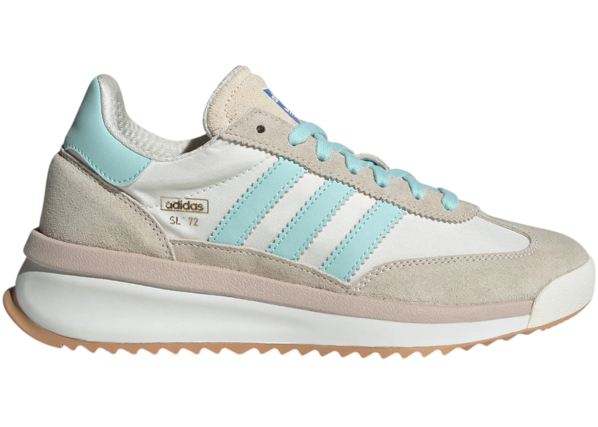 adidas SL 72 RTN Off White Semi Flash Aqua Wonder White - vue 360