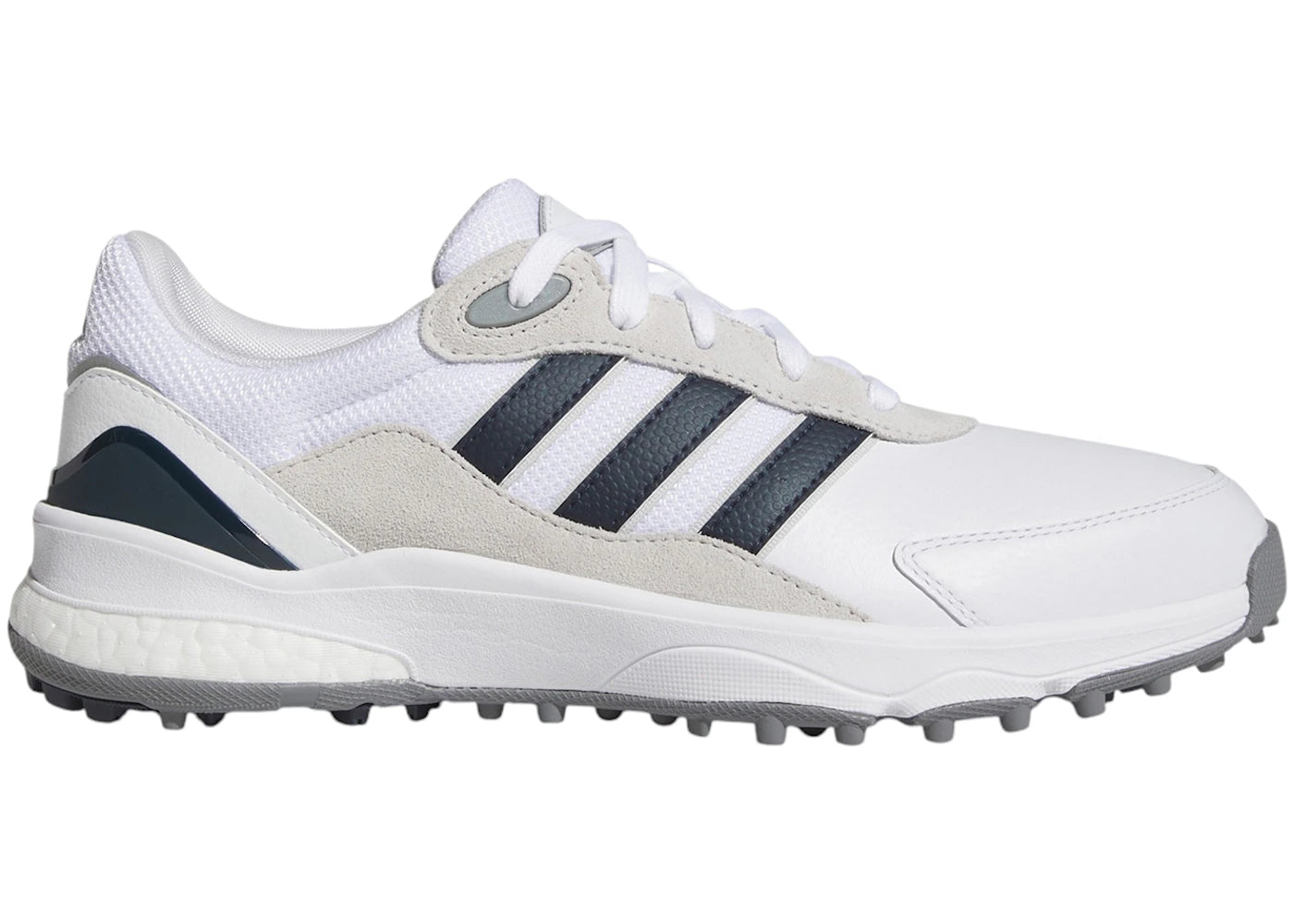 adidas SW5540 Spikeless Golf Cloud White Collegiate Navy Grey One - vue 360