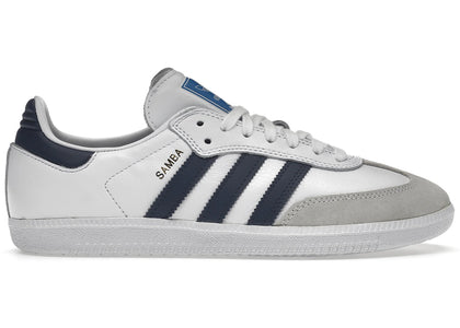adidas Samba ADV White Shadow Navy - authentic adidas sneakers