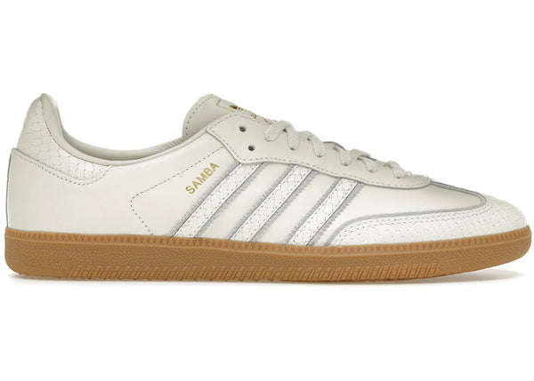adidas Samba Core White Snakeskin sneakers - authentic streetwear shoes