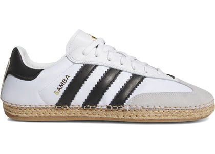 adidas Samba Espadrille CLOT By Edison Chen White Black - authentic adidas sneakers
