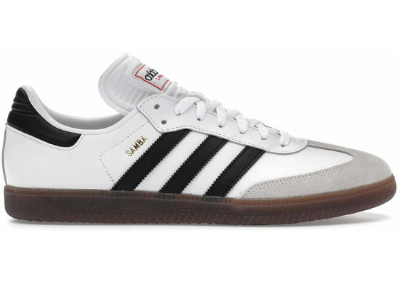 adidas Samba Indoor Cloud White Core Black Vivid Red sneakers - authentic adidas shoes