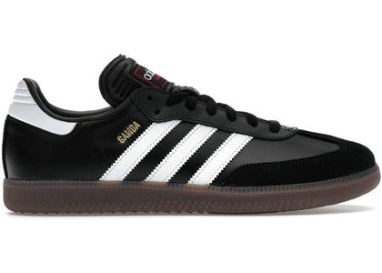adidas Samba Indoor Core Black Cloud White Vivid Red - authentic adidas sneakers
