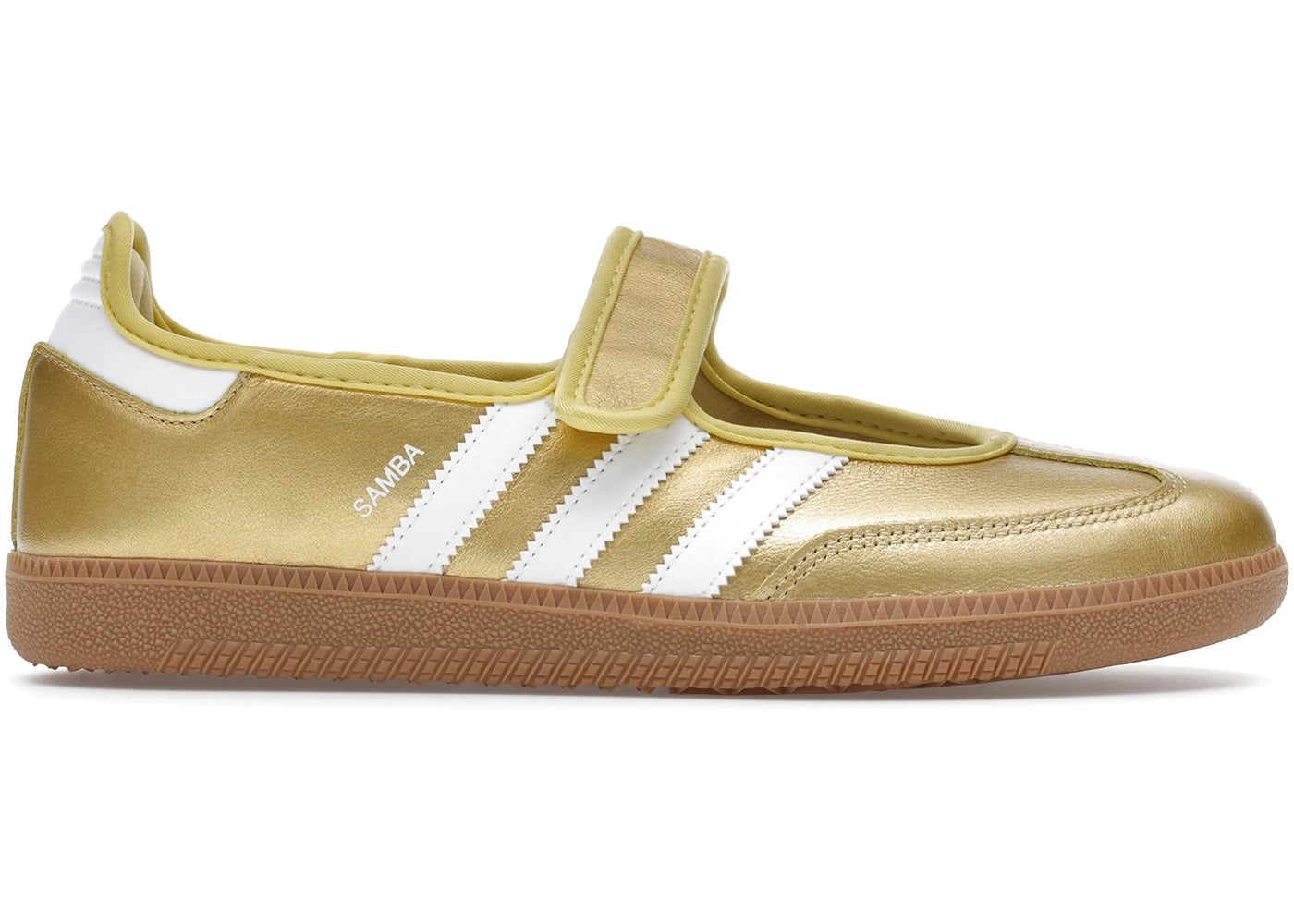 adidas Samba Jane Gold Metallic White (Damen) - vue 360