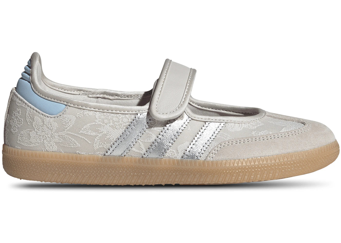 adidas Liberty London Samba Jane Chalk Pearl Silver Metallic Chalk White (Women's) - vue 360