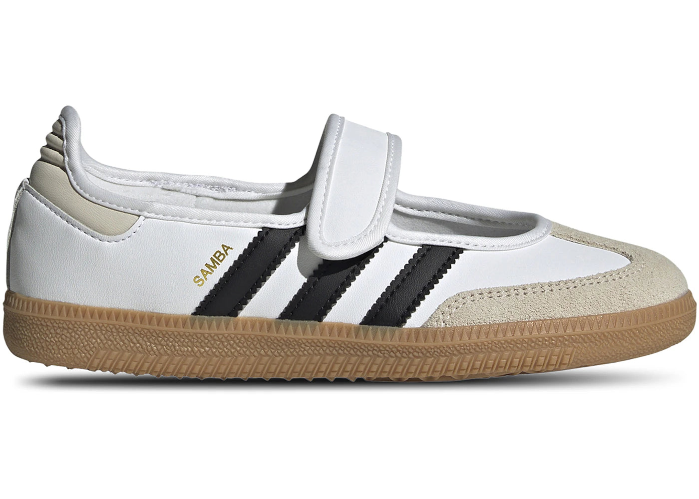 adidas Samba Jane White Black Gum (GS) - vue 360