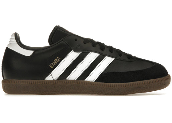 adidas Samba Leather Black White sneakers - authentic adidas shoes