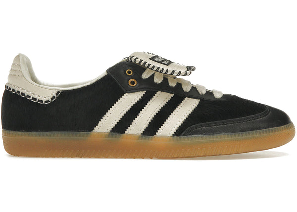 adidas Samba Pony Tonal Wales Bonner Core Black sneakers - authentic streetwear shoes