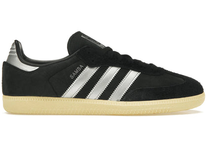 adidas Samba OG Black Matte Silver (Women's) - authentic adidas sneakers