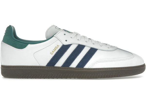 adidas Samba OG Black White Collegiate Green sneakers - authentic adidas shoes