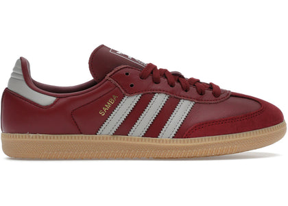 adidas Samba OG Burgundy Gum (Women's) - authentic adidas sneakers