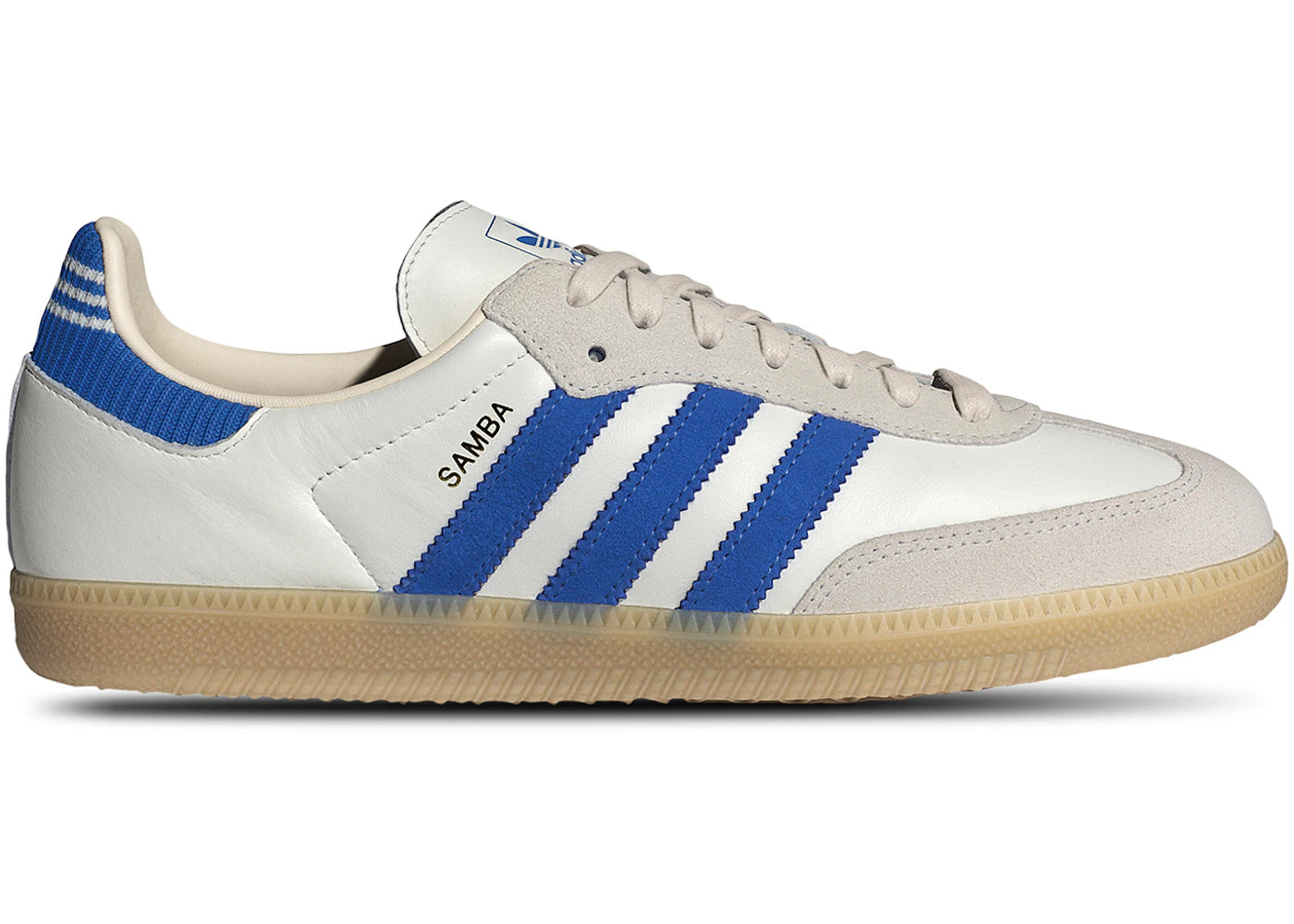 adidas Samba OG Cloud White Blue Gum - vue 360