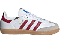 adidas Samba OG Cloud White Collegiate Burgundy Gum (PS)
