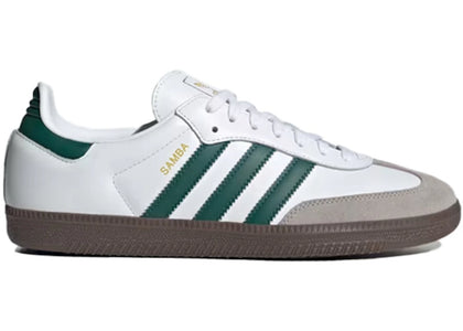 adidas Samba OG Cloud White Collegiate Green - authentic adidas sneakers