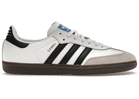 adidas Samba OG Cloud White Core Black (GS) sneakers - authentic adidas shoes