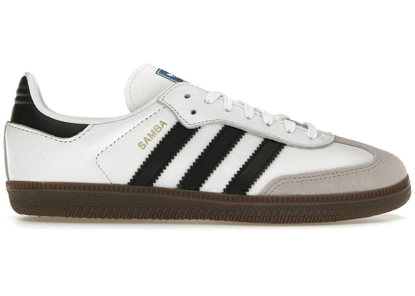 adidas Samba OG Cloud White Core Black Gum (PS) sneakers - authentic adidas shoes