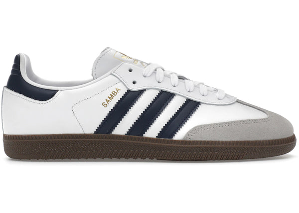 adidas Samba OG Cloud White Night Indigo sneakers - authentic adidas shoes