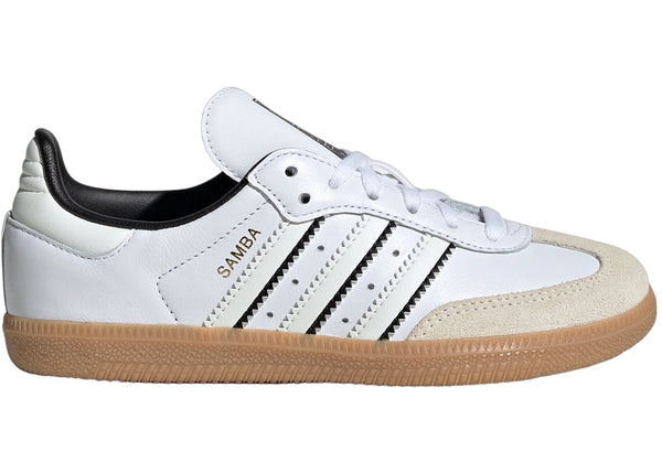 adidas Samba OG Cloud White Off White Core Black (PS) sneakers - authentic adidas shoes