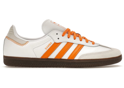 adidas Samba OG Cloud White Orange (Women's) - authentic adidas sneakers