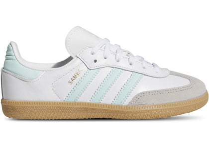 adidas Samba OG Cloud White Semi Flash Aqua Gum (PS) - authentic adidas sneakers