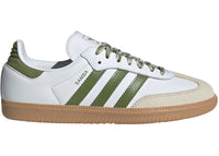adidas Samba OG Cloud White Tech Olive Gum (Women's)