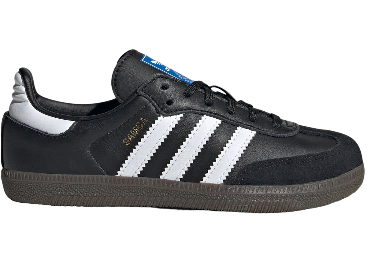 adidas Samba OG Core Black Cloud White Gum (PS) - vue 360
