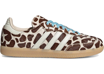adidas Samba OG Giraffe Print Crystal Linen (Women's) - authentic adidas sneakers
