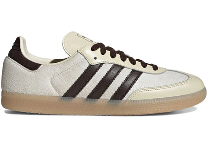 adidas Samba OG Crew White Mystic Brown Pony - sneakers view 2
