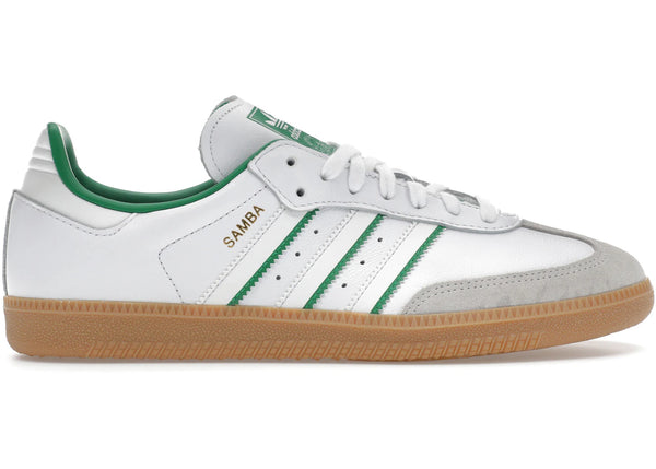 adidas Samba OG Crystal White Green sneakers - authentic adidas shoes
