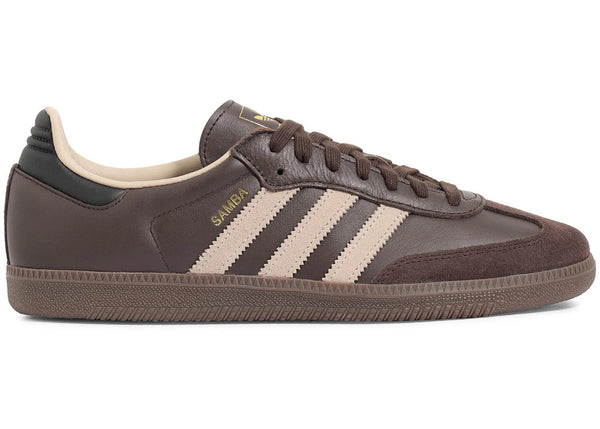 adidas Samba OG Dark Brown Beige Gum sneakers - authentic adidas shoes