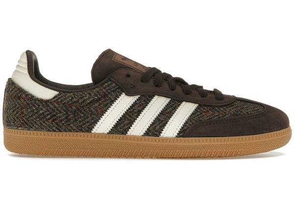 adidas Samba OG Dark Brown Tweed sneakers - authentic adidas shoes
