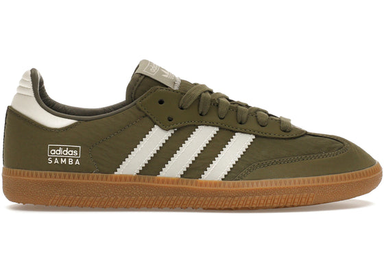 adidas Samba OG Focus Olive Gum sneakers - authentic streetwear shoes