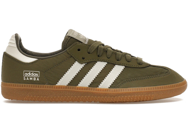 adidas Samba OG Focus Olive Gum sneakers - authentic streetwear shoes