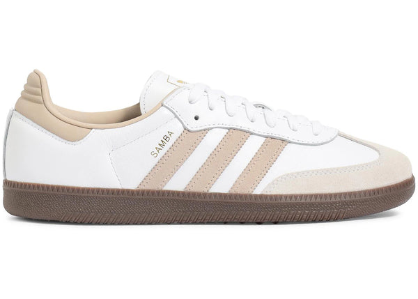 adidas Samba OG Footwear White Beige Gum sneakers - authentic adidas shoes
