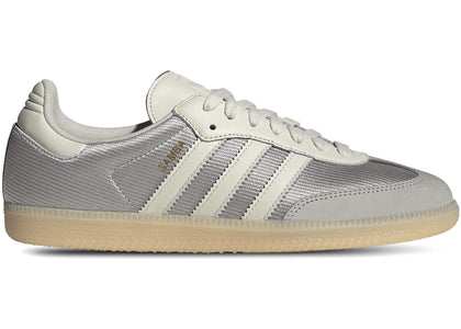 adidas Samba OG Grey Two Chalk White - authentic adidas sneakers