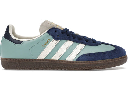 adidas Samba OG Hazy Green Night Indigo (Women's) - authentic adidas sneakers