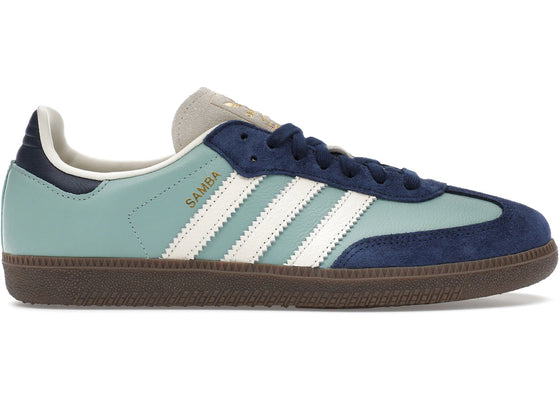 adidas Samba OG Hazy Green Night Indigo (Women's) sneakers - authentic adidas shoes