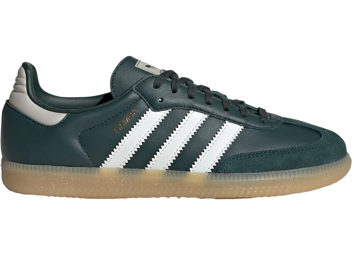 adidas Samba OG Mineralgrün Off-White Putty Grau (GS) - vue 360